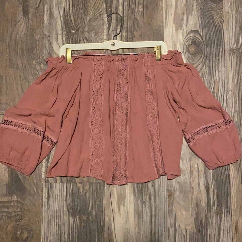 off the shoulder blouse